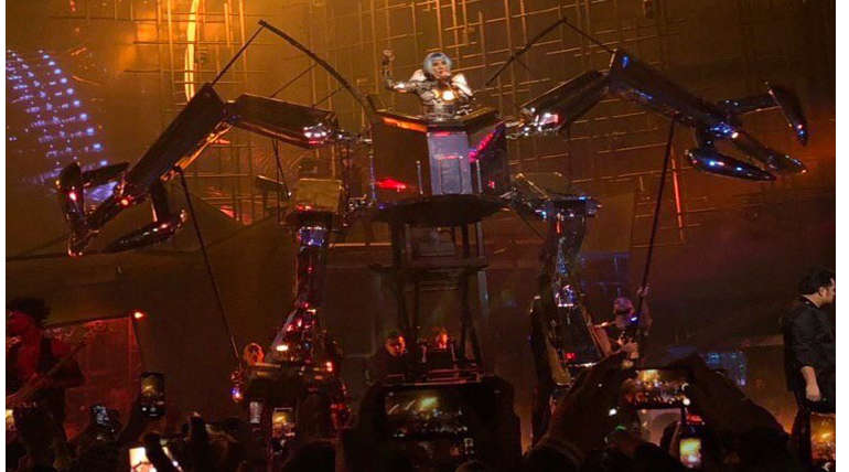 Lady Gaga Performing the Sensational Shallow at Enigma Vegas