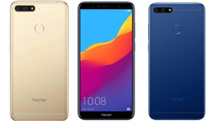 Flipkart Offer Sale On Chinese Smartphone Honor 7A Blue Black And Gold Variants