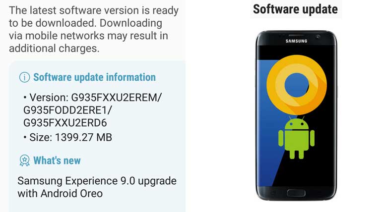 Oreo Update For Samsung Galaxy S7 And S7 Edge In India No More Noughat OS Version