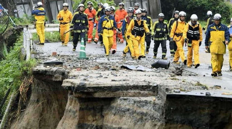 Japan Flood Rescue And Cleanup Operations In Full Swing Amidst Weather Warnings