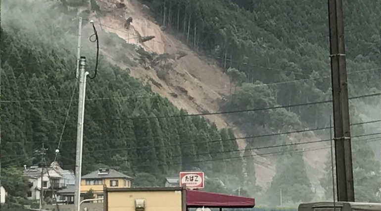 Japan Heavy Rains Flooding And Landslides Pictures in July 2018