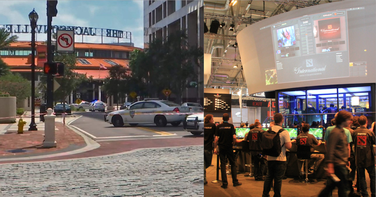 Florida Shooting: 2 Killed and 10 injured in Jacksonville video game Tournament , 1st Pic Courtesy -  Ho/Courtesy of WJXT/ FP
