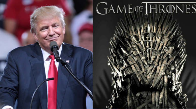Donald Trump Uses the Game of Thrones Strategy for his Iran Sanctions Promotions