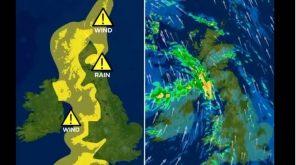 Storm Diana is UK, Image Source - @metoffice Twitter