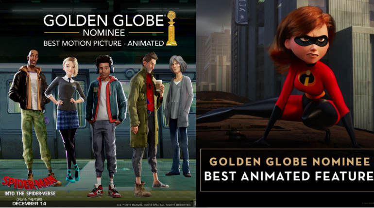 Spiderman vs Incredibles Close Fight at IMDB Poll for Golden Globes 2019 Best  Animated Motion Picture