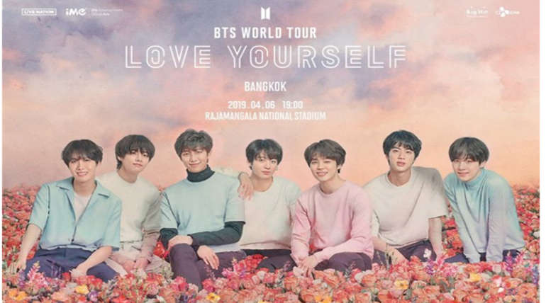 BTS Love Yourself World Tour. Image Source: iMeThailand