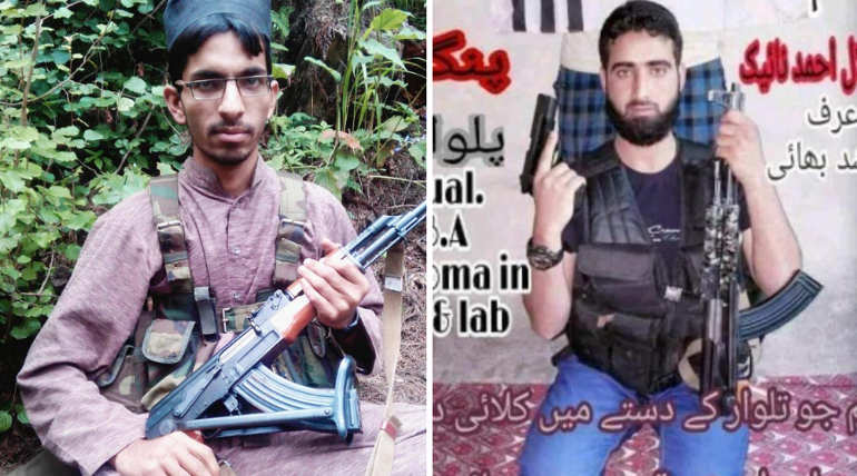 Jaish Commander Kamran and Local Militant Hilal , Image Courtesy - News18