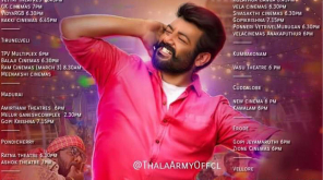 Viswasam 50 Theater List , Image - Thala Army Official Twitter