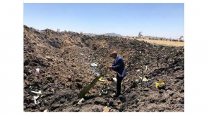 Ethiopian Airlines plane crash. 149 passengers and 8 crew members. Image Ethiopian Airlines