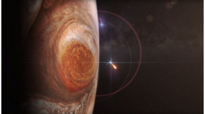 Spectacular Jupiter Cosmic Show. Representation image