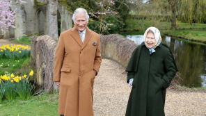 Duke of Edinburgh Prince Philip with The Queen Elizabeth II