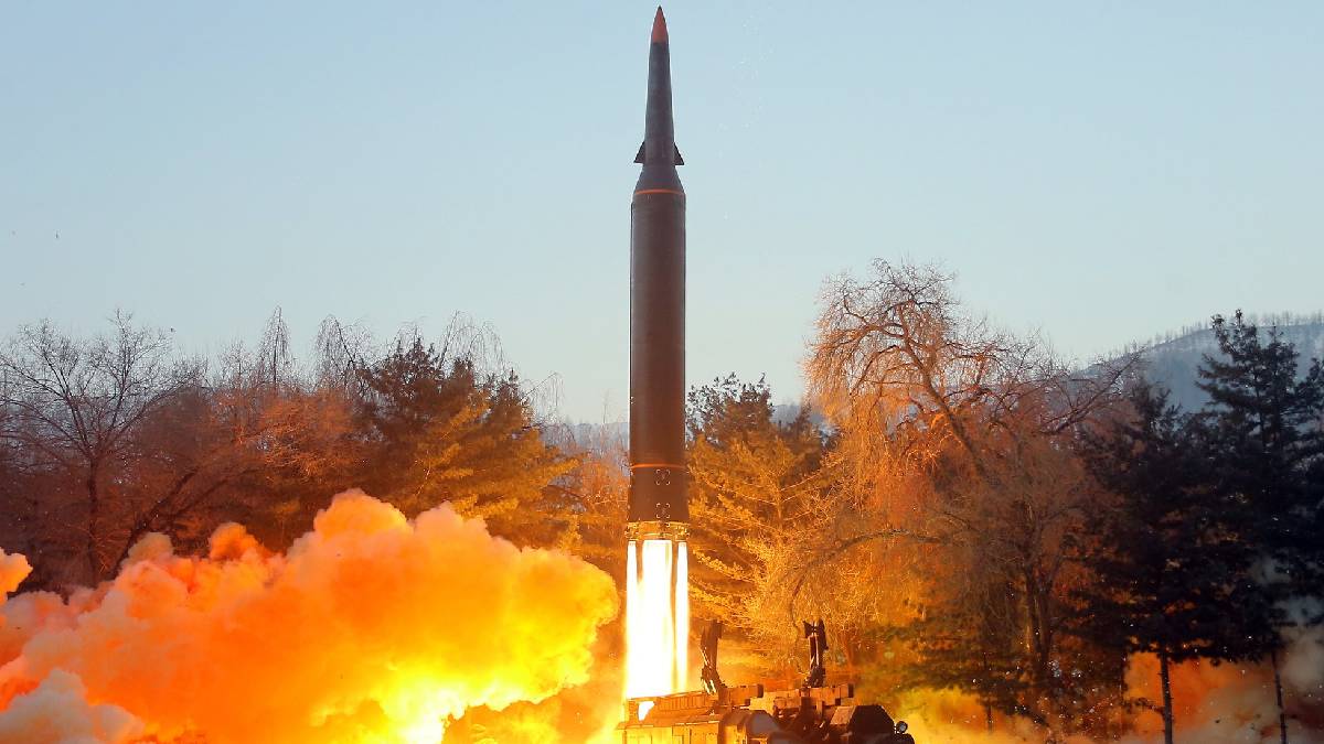  North Korea newly tested missile